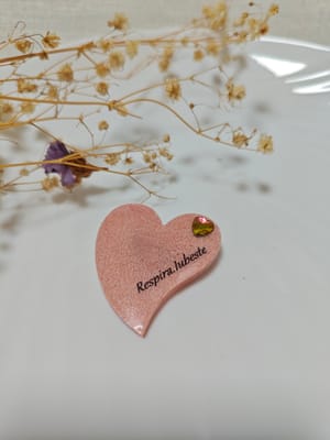 ❤️🌸 Manifest pentru Liniște:Broșă mesaj personalizat - Thumbnail 2